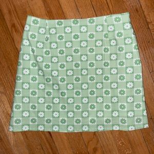 Cotton On Green Mini Skirt
